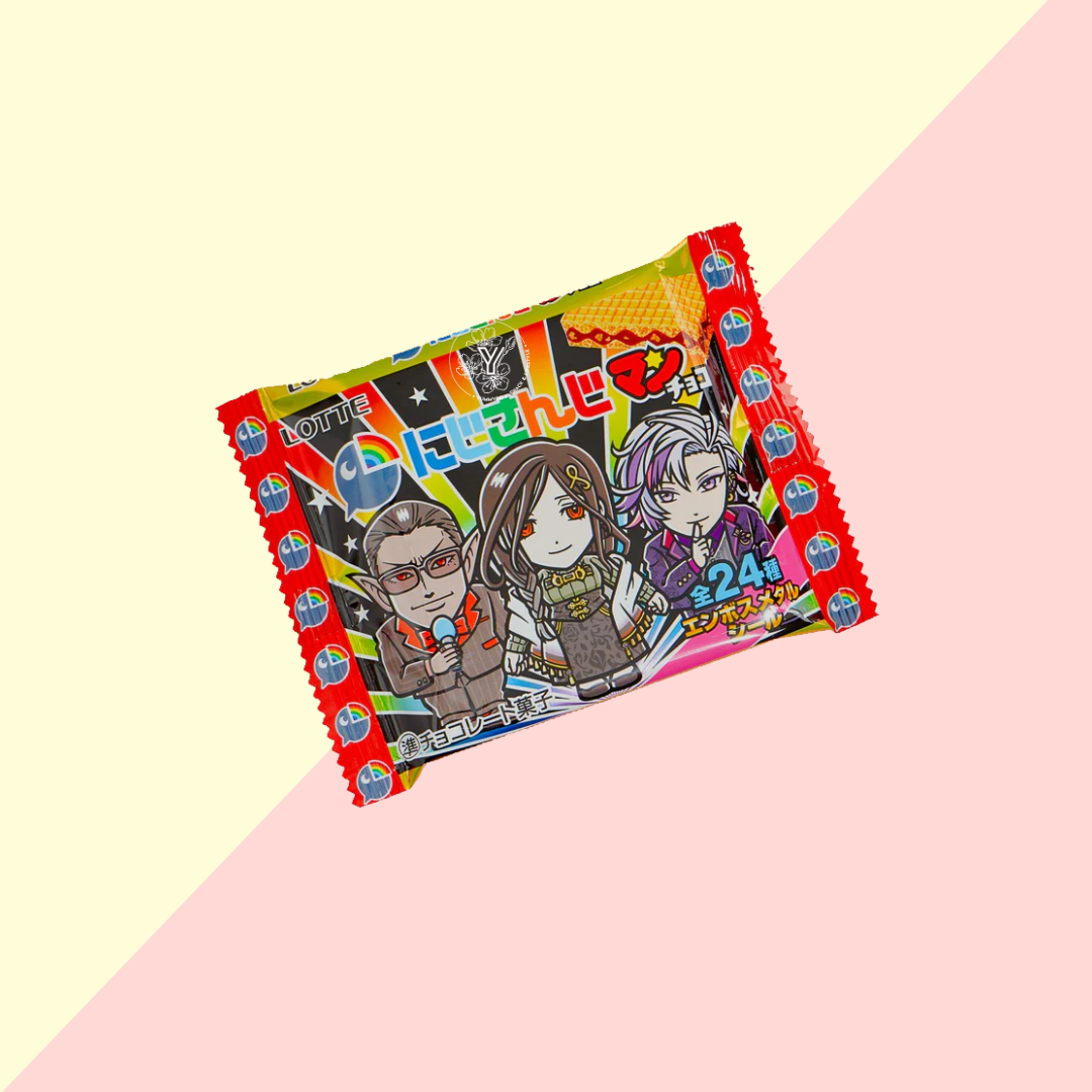 Gaufrette Nijisanji x Bikkuriman - Gaufrette choco manga (Aléatoire)