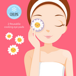 Disques Gel rafraîchissants pour les Yeux - Chill Out Fleurs