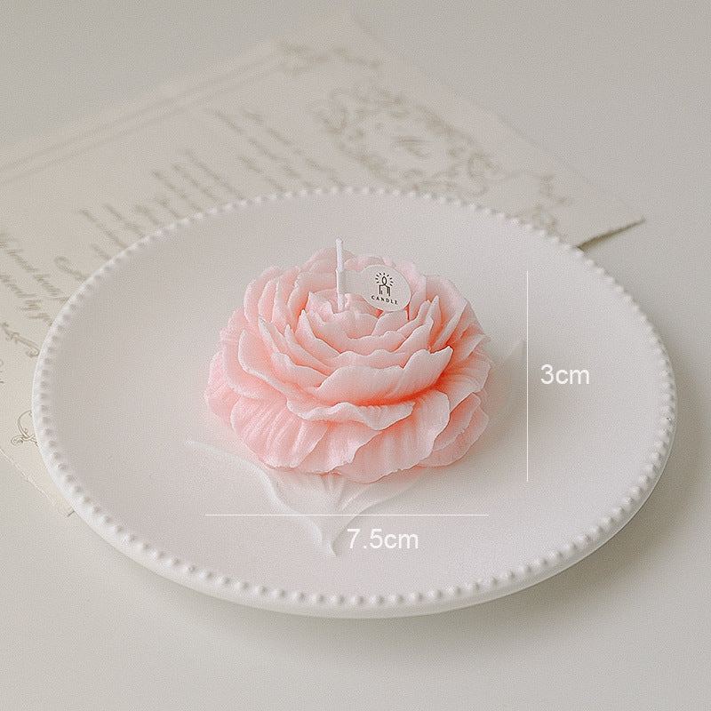 Bougie  Pivoine - Rose