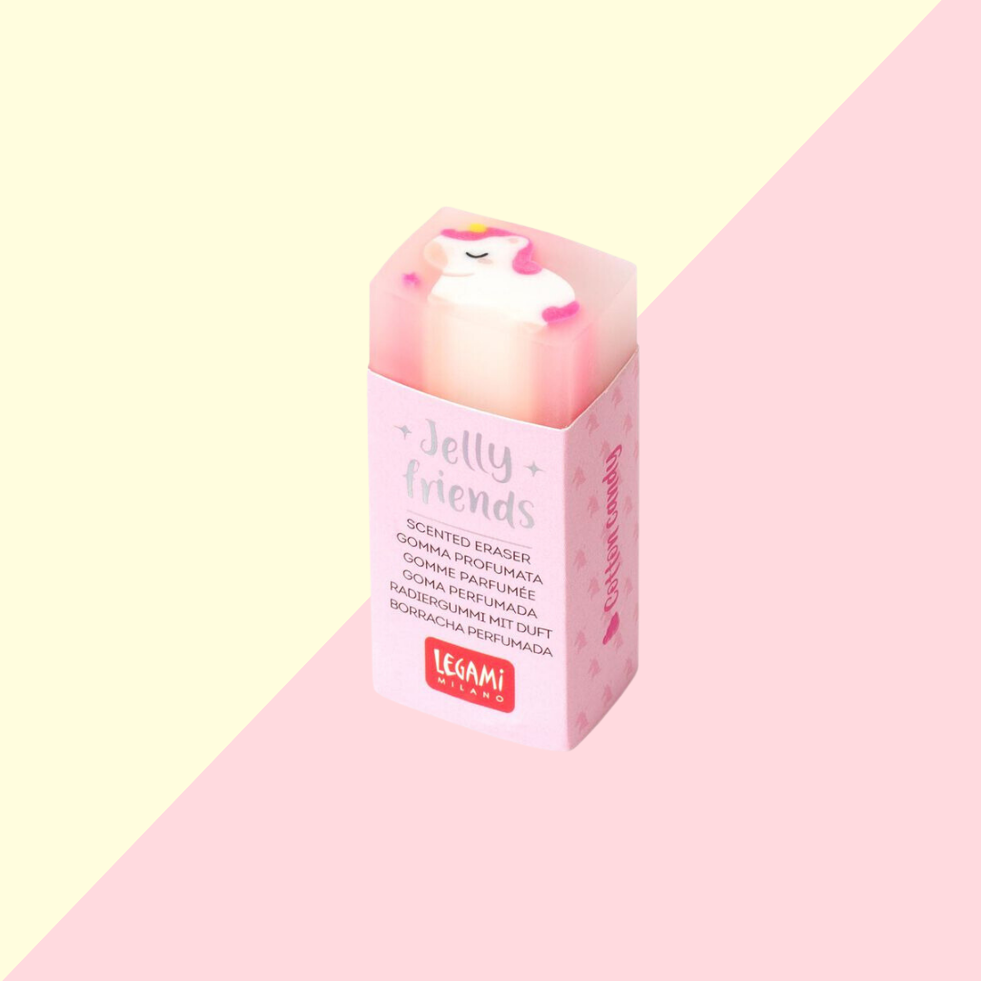 Gomme Licorne rose