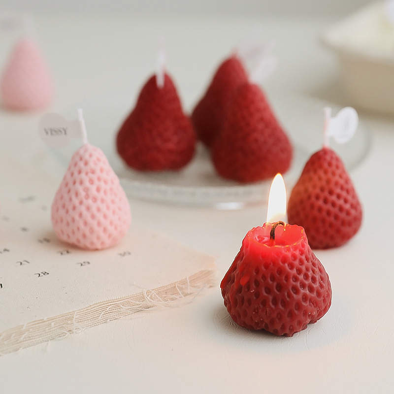 Bougie Fraise Rouge