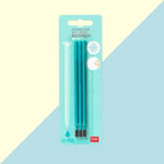 3 Recharges Turquoise pour Stylo à Encre Gel Effaçable - Legami