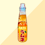 Ramune Orange - Limonade japonaise Hatakosen 200 ml