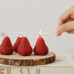 Bougie Fraise Rouge