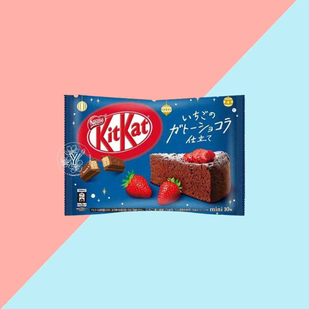 Kit Kat gâteau chocolat et fraise - Kit kat Mini japonais Biscuit japonais