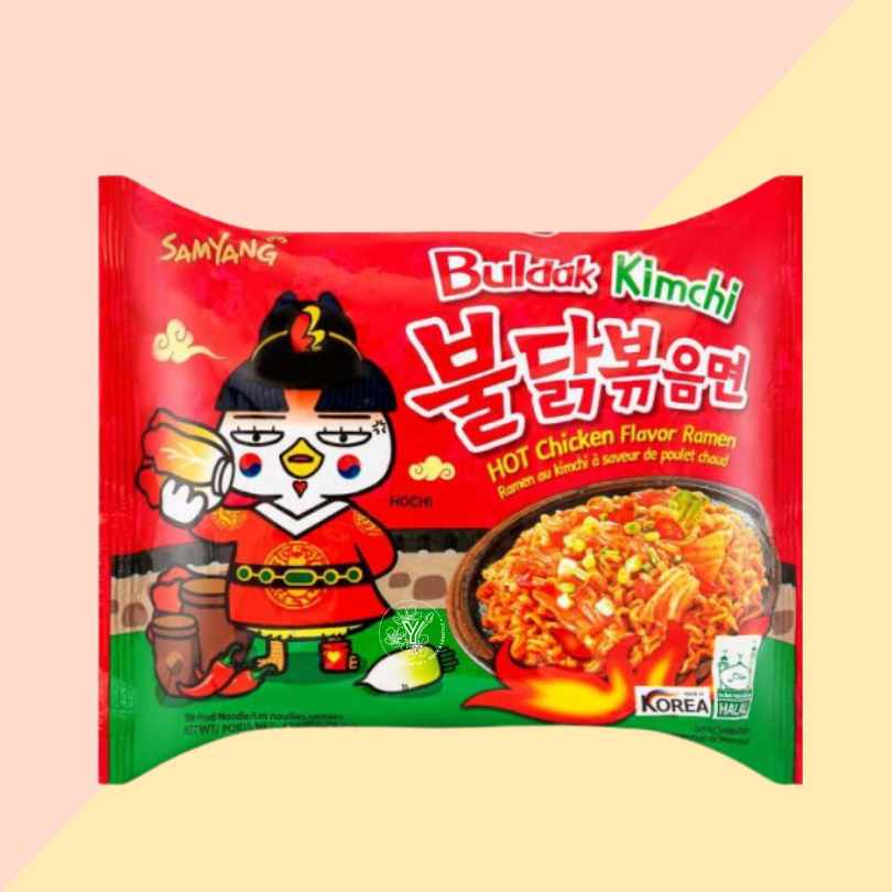 Buldak Ramen Kimchi - Nouilles Instantanées coréennes