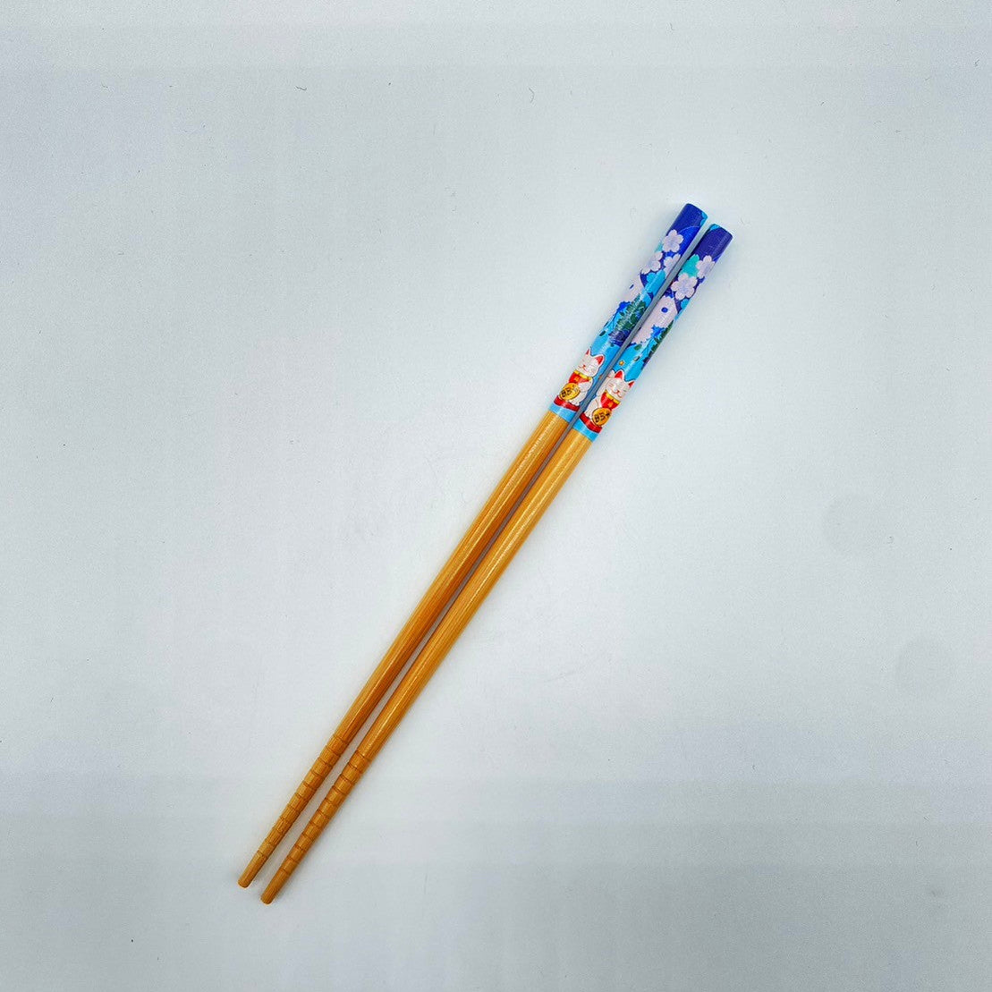 Baguettes Japonaise Kawaii Lucky Cat En Bois