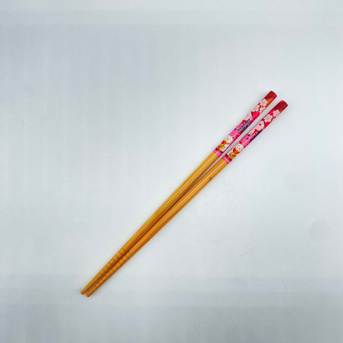 Baguettes Japonaise Kawaii Lucky Cat En Bois