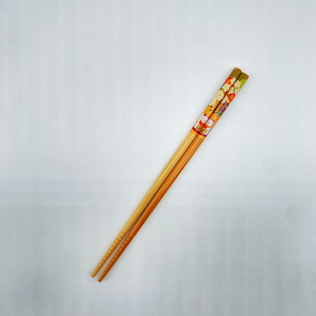Baguettes Japonaise Kawaii Lucky Cat En Bois