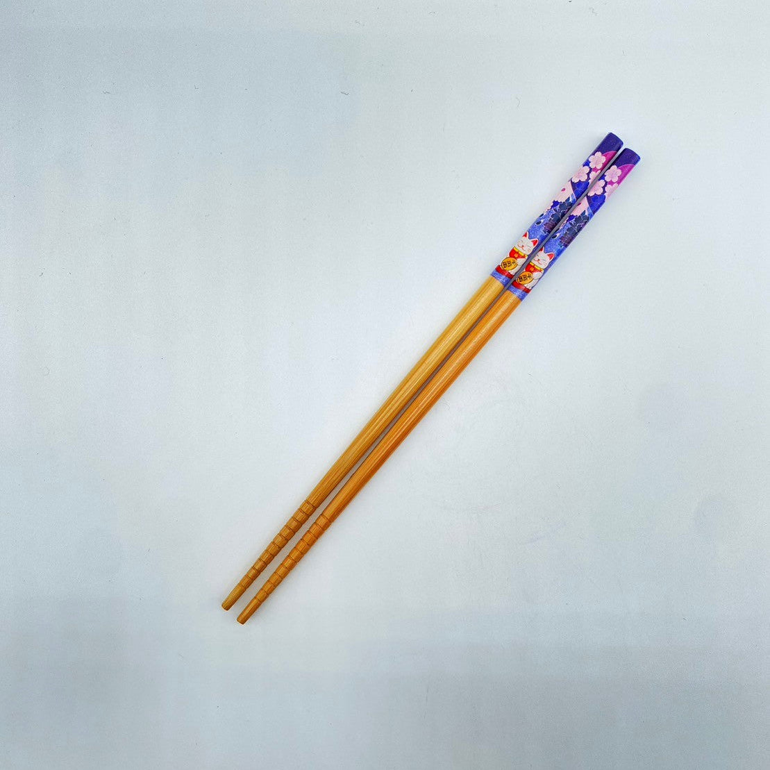 Baguettes Japonaise Kawaii Lucky Cat En Bois