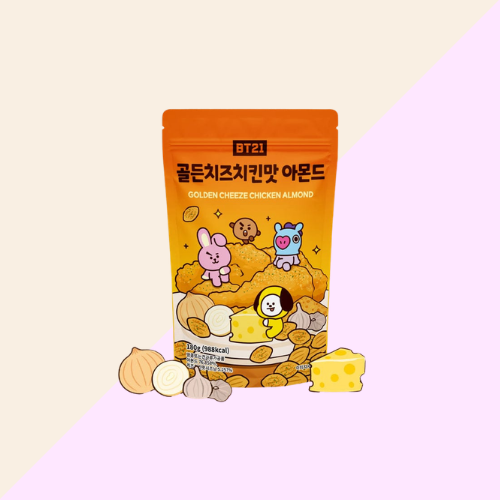 Amandes BT21 BTS, un snack coréen original inspiré des personnages emblématiques de l’univers K-pop BTS. Idéales pour les fans de BTS, les amateurs de snacks asiatiques et de produits kawaii, ces amandes sont parfaites pour une pause gourmande ou pour découvrir les spécialités coréennes. Un produit incontournable pour les passionnés de K-pop, de culture coréenne et de gourmandises originales.