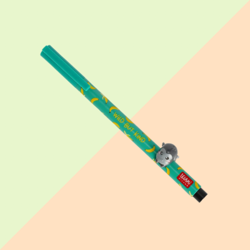 Crayon Legami gorille édition limitée au design original et amusant. Crayon de papeterie collector idéal pour écrire, dessiner et compléter une collection de fournitures scolaires kawaii. Une idée cadeau originale pour les fans de Legami et les amateurs de papeterie tendance.