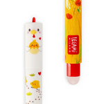 Crayon Legami poule au design original et amusant, idéal pour écrire, dessiner et prendre des notes. Accessoire de papeterie kawaii parfait pour les enfants, les étudiants et les amateurs de fournitures scolaires originales.