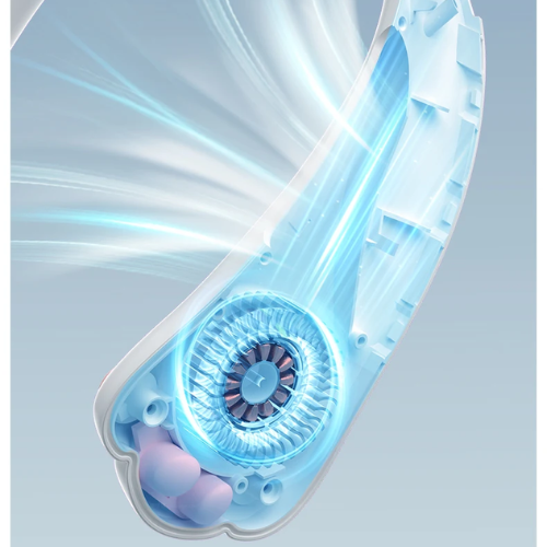 Ventilateur Cou Kitty  - Blanc