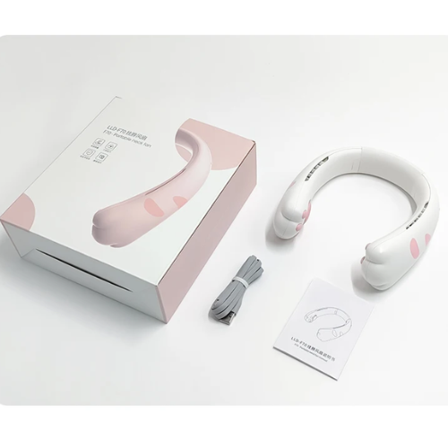 Ventilateur Cou Kitty  - Blanc