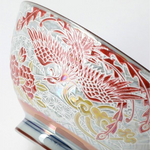 Bol Japonais Kintsugi Dragon  - Rouge