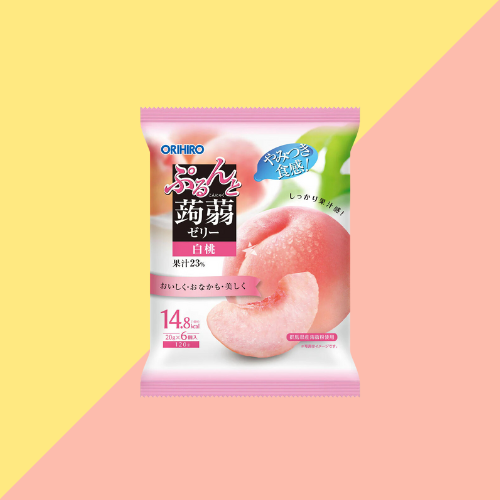 Orihiro Konjac Jelly Snack - Saveur Pêche 120g