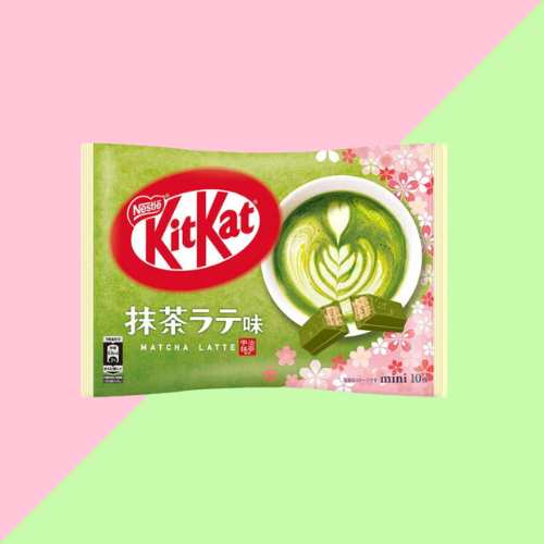 KitKat The Vert Matcha Latee - Biscuit japonais