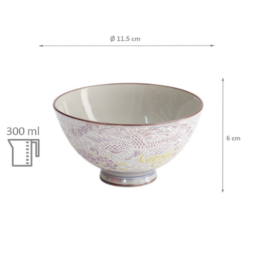 Bol Japonais - Phoenix Violet