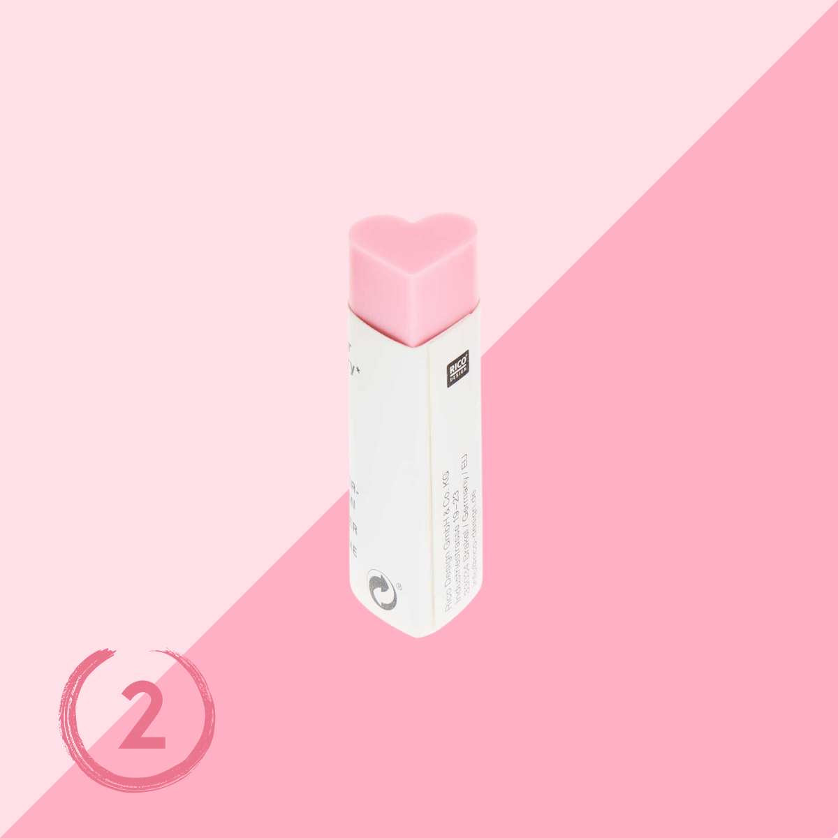 Gomme coeur Stick