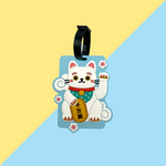 Étiquette à Bagage - lucky cat