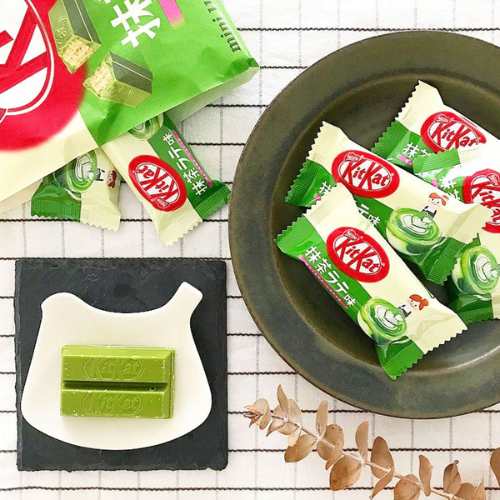 KitKat The Vert Matcha Latee - Biscuit japonais