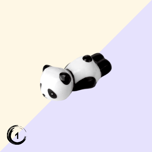 Repose-baguettes en Céramique Panda kawaii