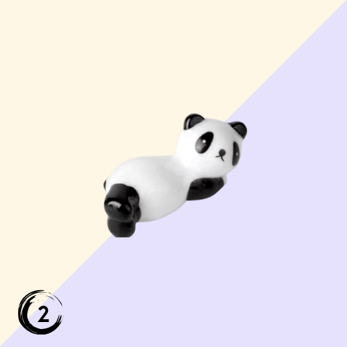 Repose-baguettes en Céramique Panda kawaii